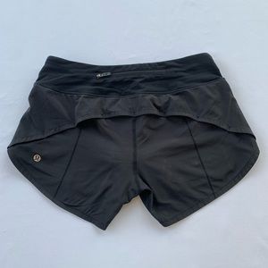 Lululemon Shorts- Black- Size 2- 4” inseam
